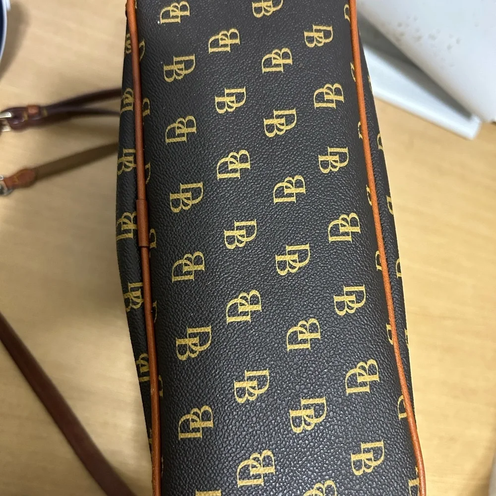 Dooney & Bourke Black and Brown Crossbody Bag - Picture 13 of 16